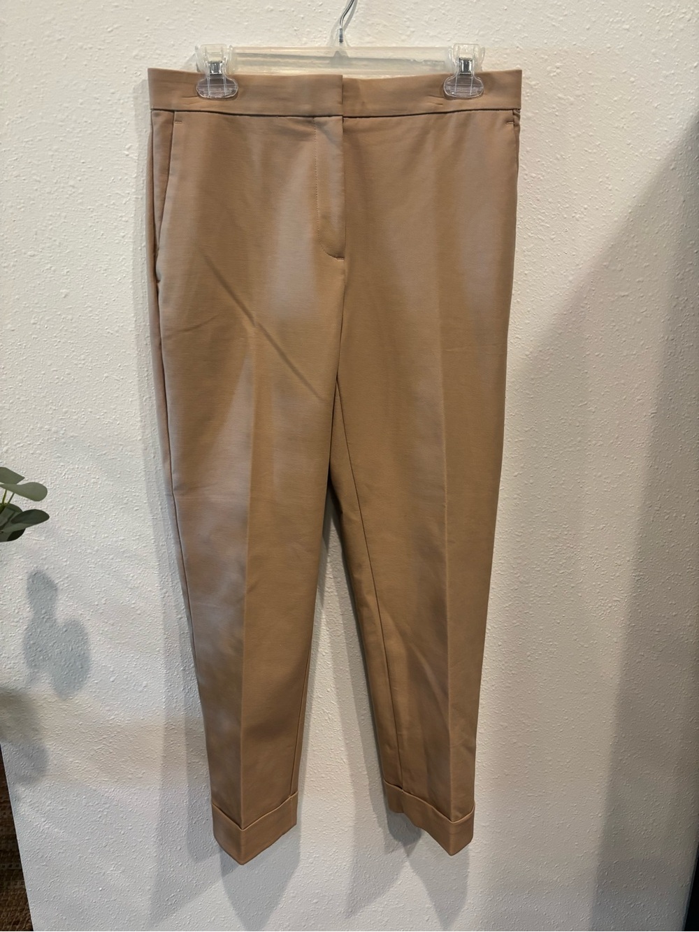 Ann Taylor tan ankle pants 6